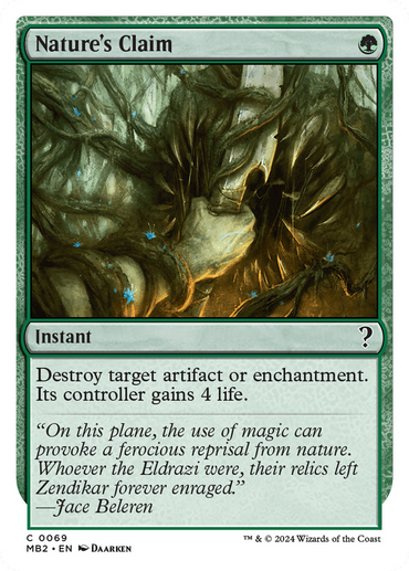 Nature's Claim (White Border) [Mystery Booster 2]