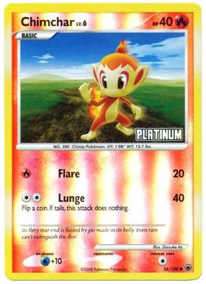 Chimchar (56/100) [Burger King Promos: 2009 Collection]