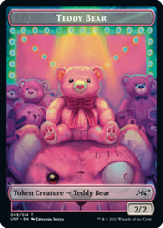 Teddy Bear // Treasure (013) Double-Sided Token [Unfinity Tokens] 