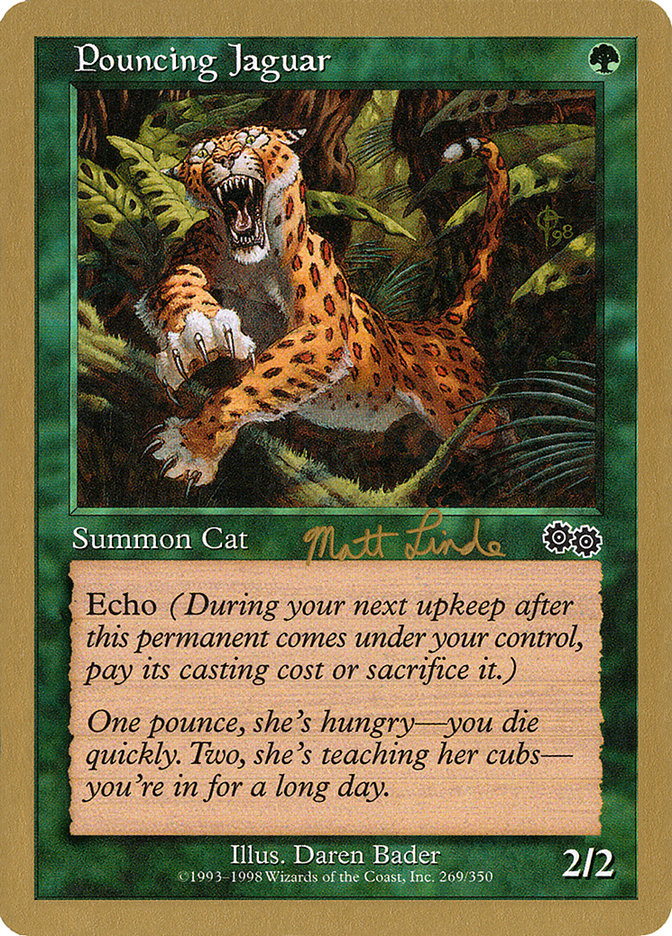 Pouncing Jaguar (Matt Linde) [World Championship Decks 1999] 