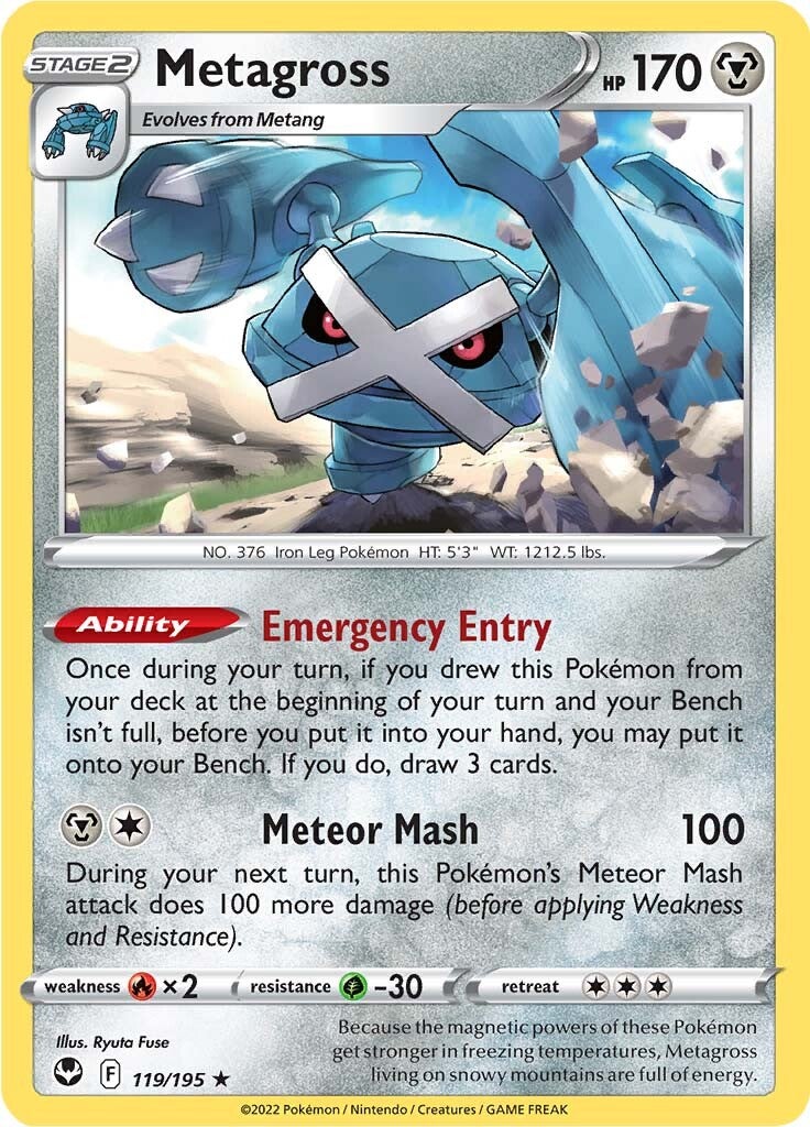 Metagross (119/195) [Sword & Shield: Silver Tempest] 