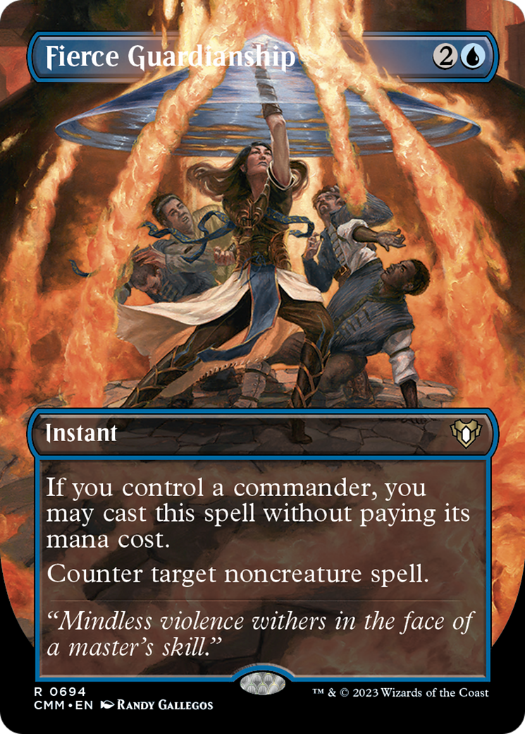 Fierce Guardianship (Borderless Alternate Art) [Commander Masters] 