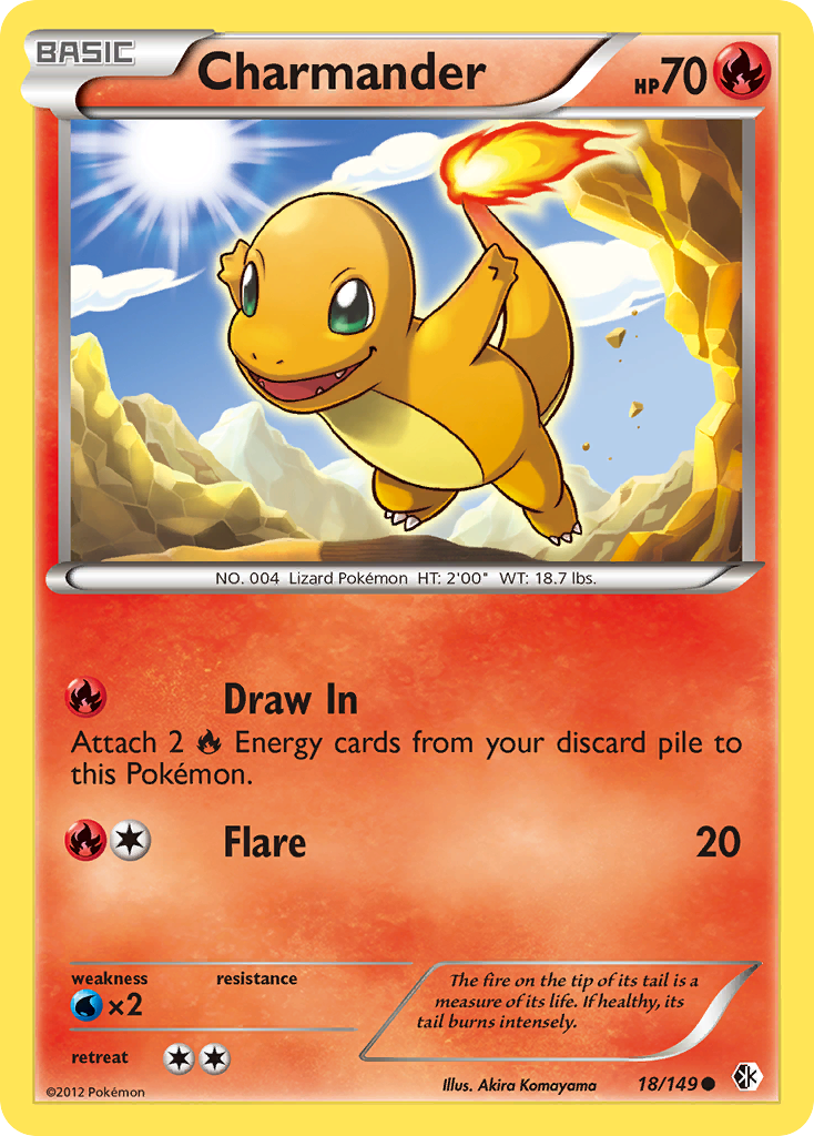 Charmander (18/149) [Black & White: Boundaries Crossed] 