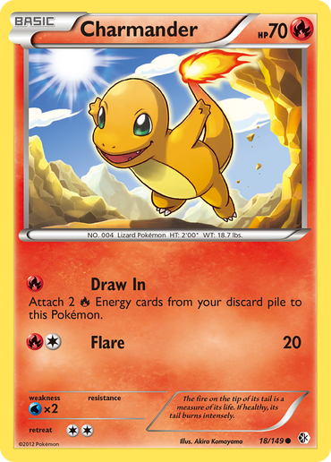 Charmander (18/149) [Black &amp; White: Boundaries Crossed] 