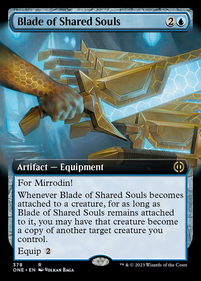 Blade of Shared Souls (Extended Art) [Phyrexia: All Will Be One] 