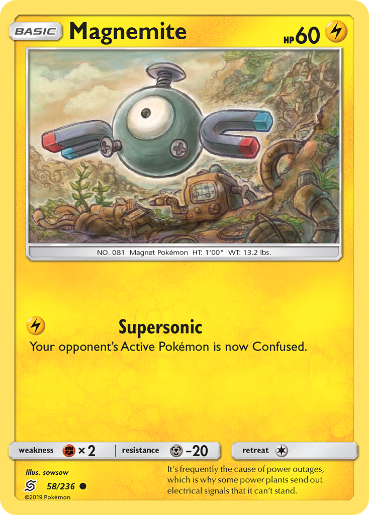 Magnemite (58/236) [Sun & Moon: Unified Minds] 