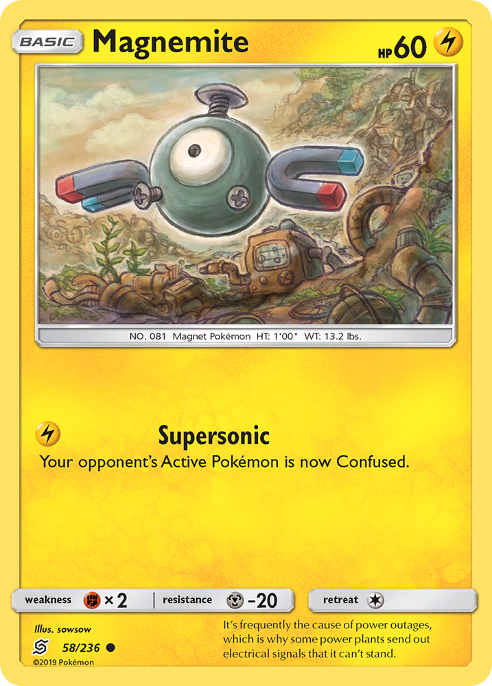 Magnemite (58/236) [Sun &amp; Moon: Unified Minds] 