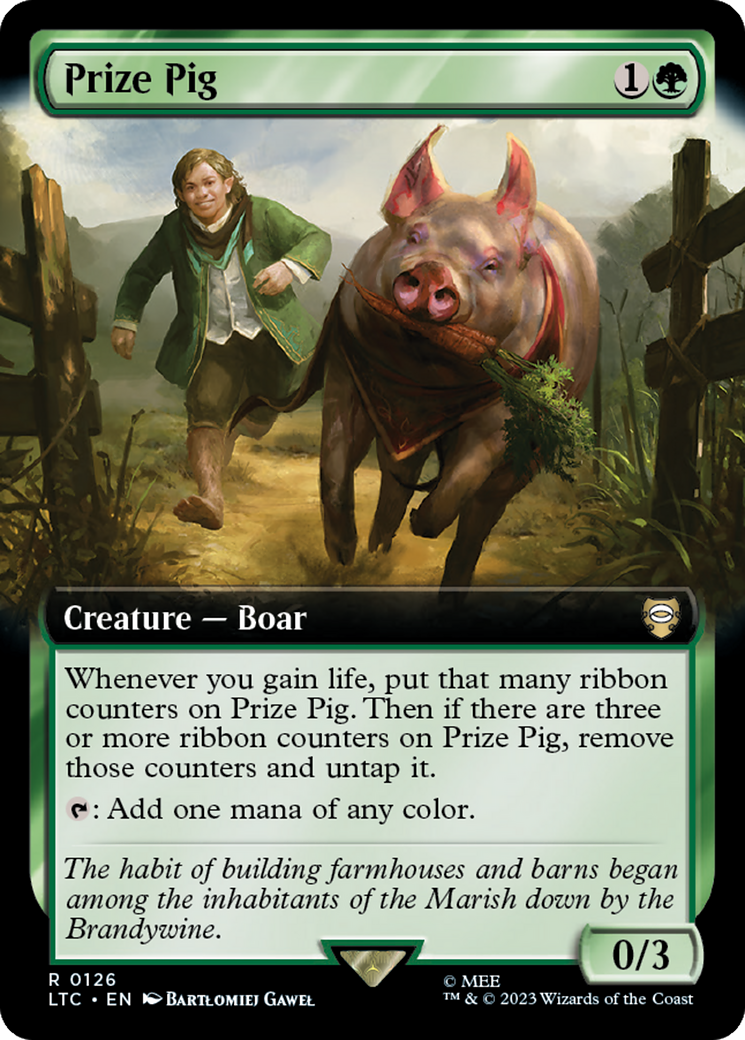 Prize Pig (Extended Art) [The Lord of the Rings: Tales of Middle-Earth Commander] 