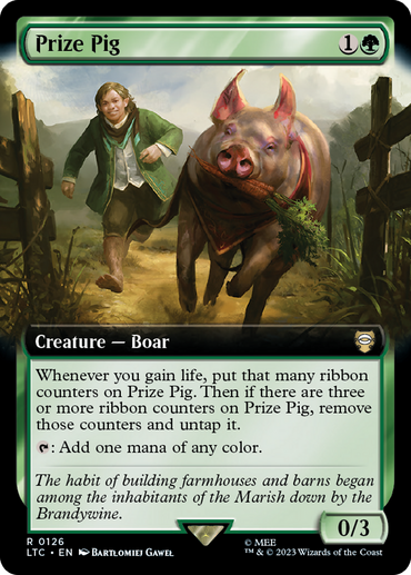 Prize Pig (Extended Art) [The Lord of the Rings: Tales of Middle-Earth Commander] 