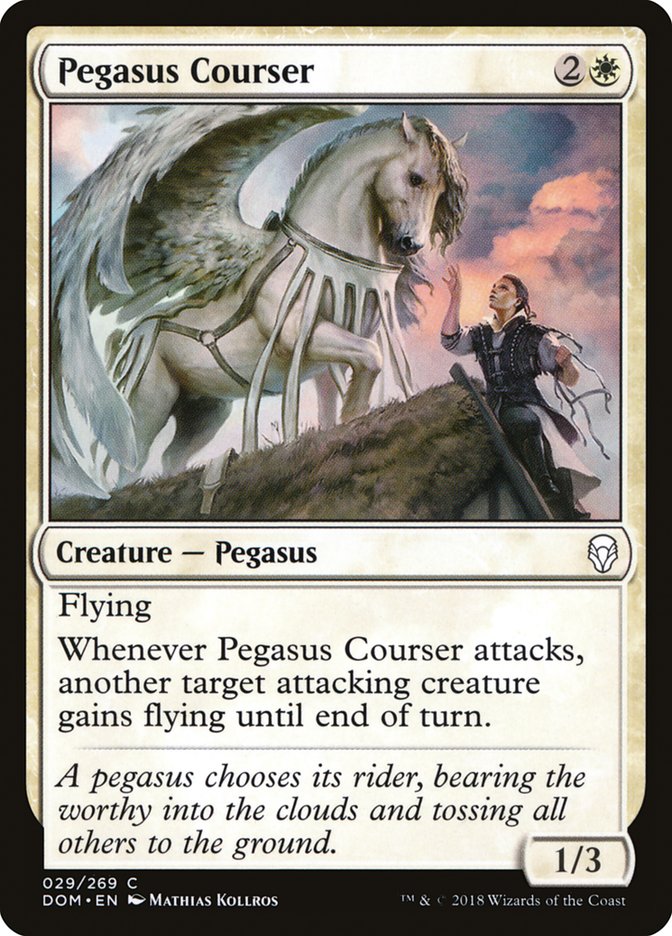 Pegasus Courser [Dominaria] 