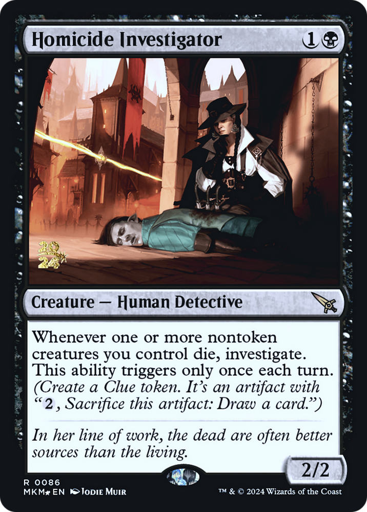 Homicide Investigator [Murders at Karlov Manor Prerelease Promos] 