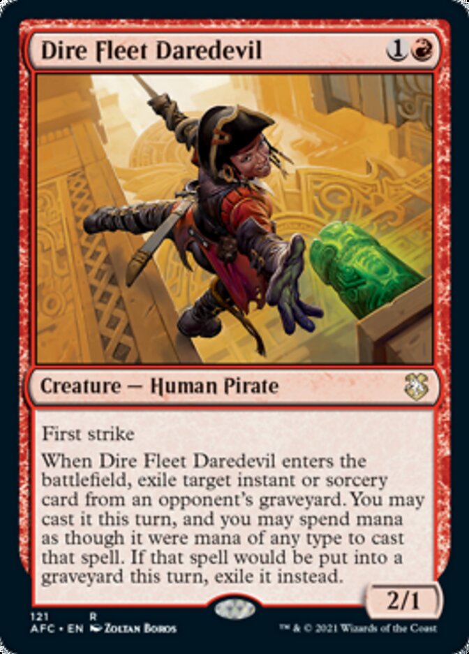 Dire Fleet Daredevil [Dungeons &amp; Dragons: Adventures in the Forgotten Realms Commander] 