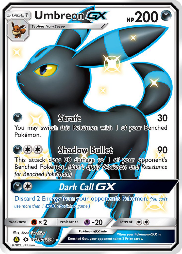 Umbreon GX (SV69/SV94) [Sun &amp; Moon: Hidden Fates - Shiny Vault] 