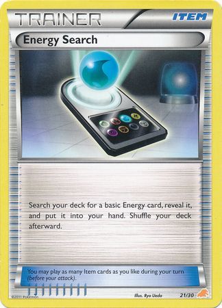 Energy Search (21/30) [Black &amp; White: Trainer Kit - Excadrill] 