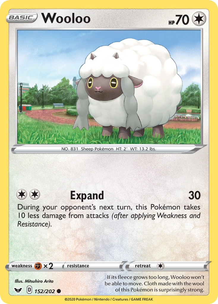 Wooloo (152/202) [Sword & Shield: Base Set] 