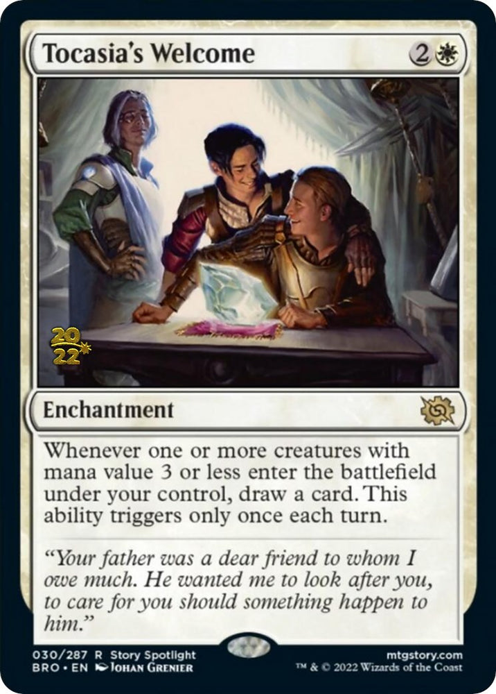 Tocasia's Welcome [The Brothers' War Prerelease Promos] 