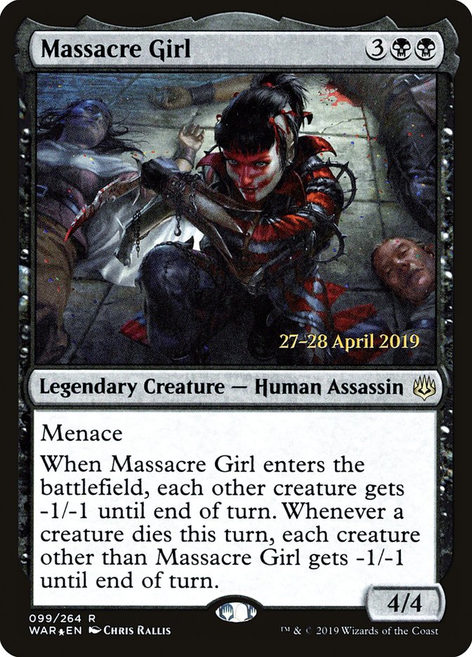 Massacre Girl [War of the Spark Prerelease Promos] 