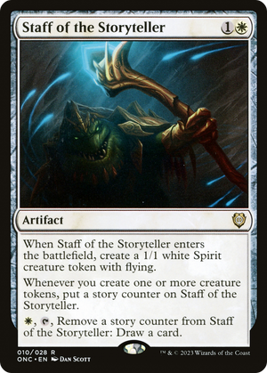 Staff of the Storyteller [Phyrexia: All Will Be One Commander] 