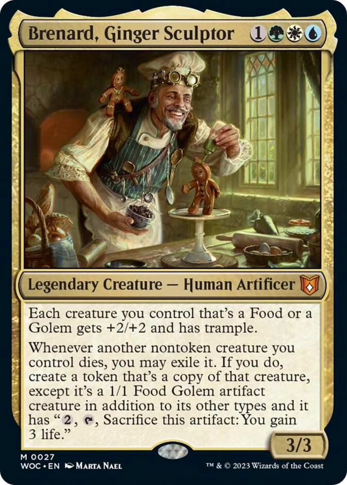 Brenard, Ginger Sculptor [Wilds of Eldraine Commander] 