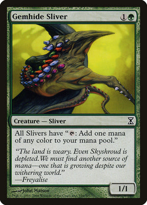 Gemhide Sliver [Time Spiral] 