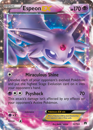 Espeon EX (52/122) [XY: BREAKpoint] 