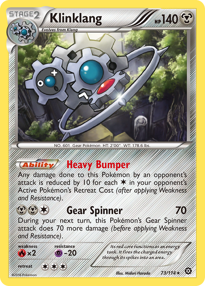 Klinklang (73/114) [XY: Steam Siege] 