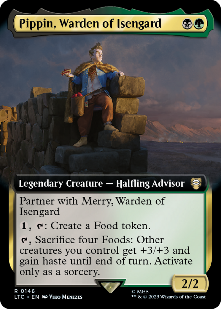 Pippin, Warden of Isengard (Extended Art) [The Lord of the Rings: Tales of Middle-Earth Commander] 