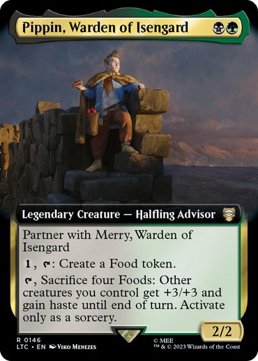 Pippin, Warden of Isengard (Extended Art) [The Lord of the Rings: Tales of Middle-Earth Commander] 