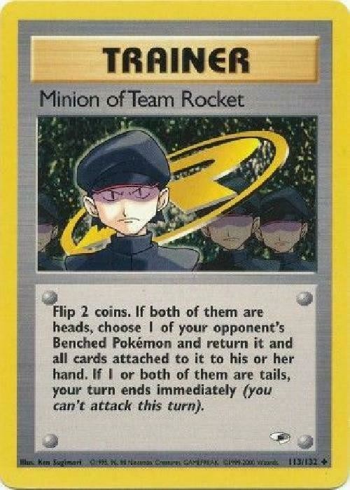 Minion of Team Rocket (113/132) [Gym Heroes Unlimited] 