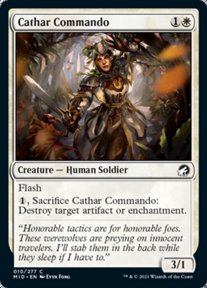 Cathar Commando [Innistrad: Midnight Hunt] 