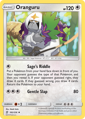 Oranguru (182/236) [Sun &amp; Moon: Unified Minds] 