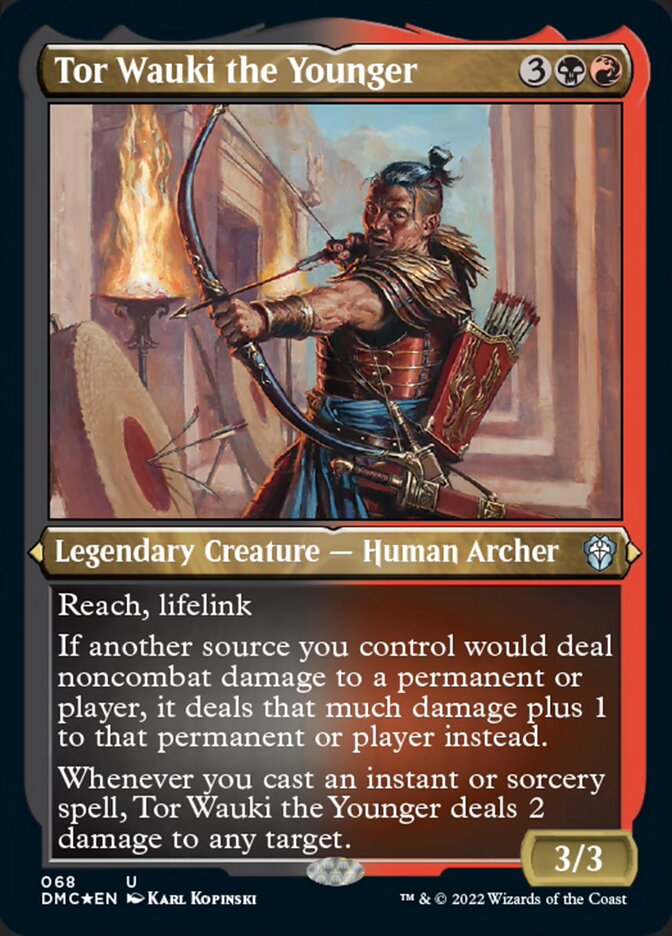 Tor Wauki the Younger (Foil Etched) [Dominaria United Commander] 