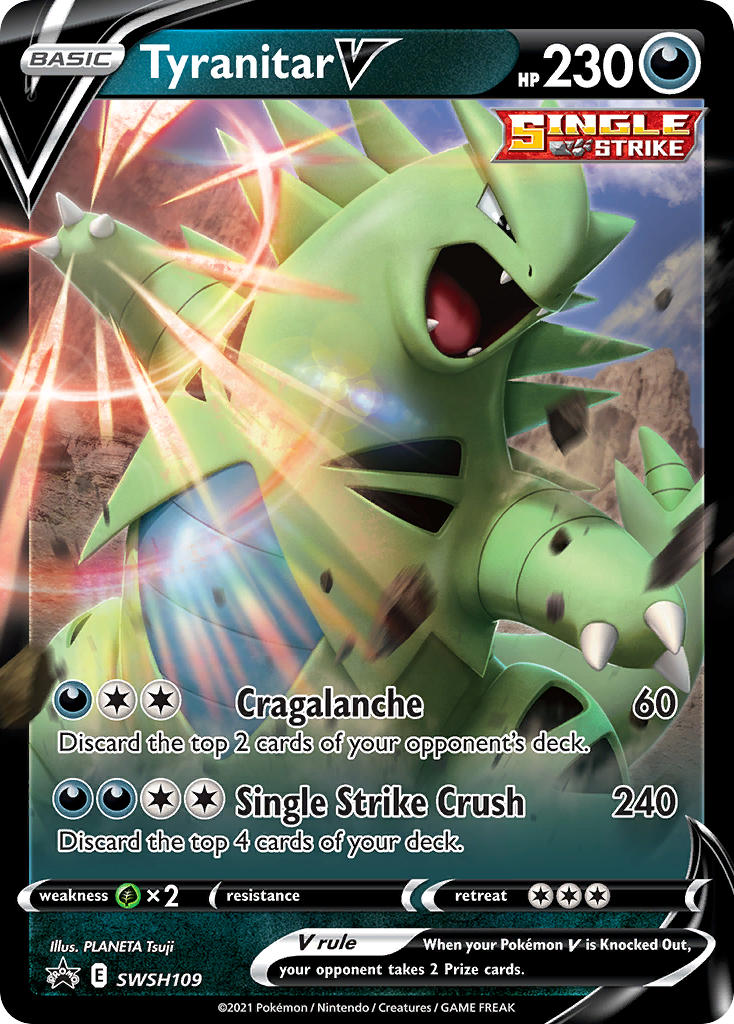 Tyranitar V (SWSH109) [Sword & Shield: Black Star Promos] 