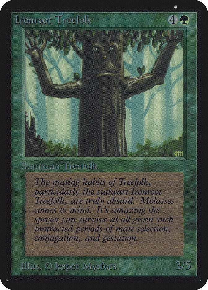 Ironroot Treefolk [Alpha Edition] 