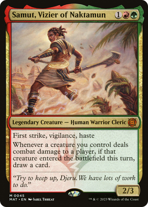Samut, Vizier of Naktamun [March of the Machine: The Aftermath] 