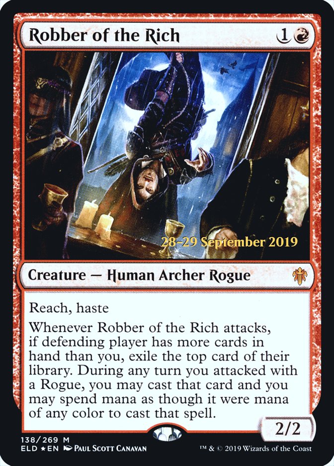 Robber of the Rich [Throne of Eldraine Prerelease Promos] 