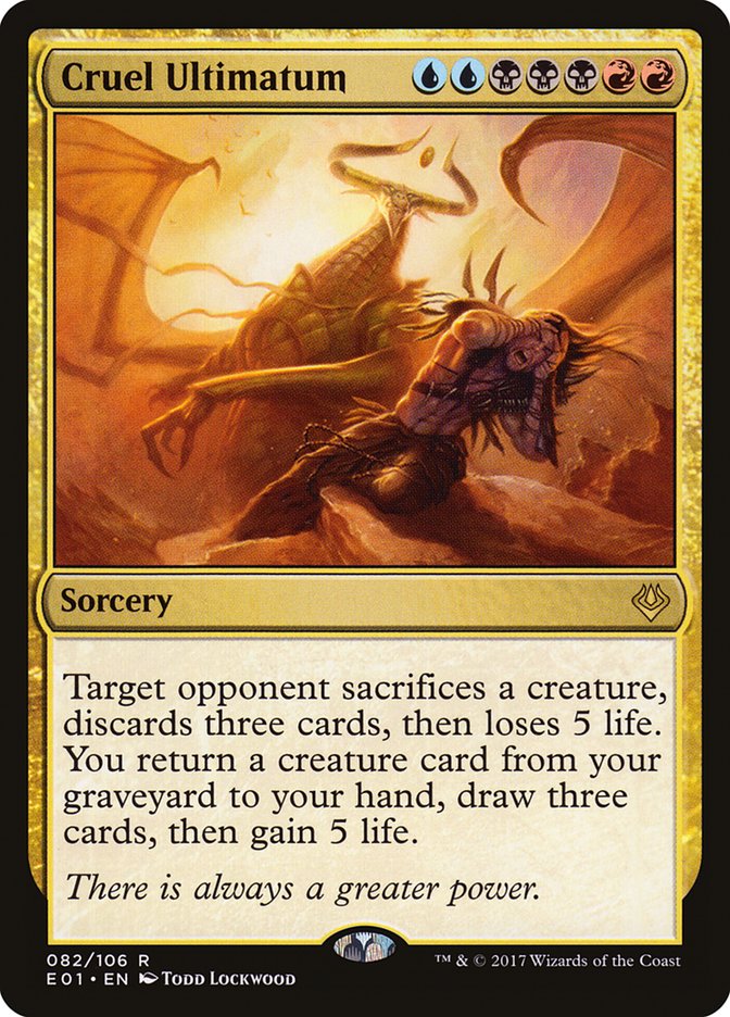 Cruel Ultimatum [Archenemy: Nicol Bolas] 