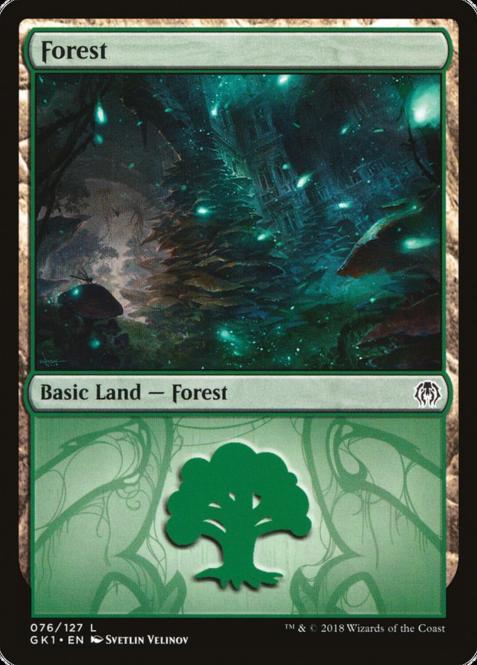 Forest (76) [Guilds of Ravnica Guild Kit] 