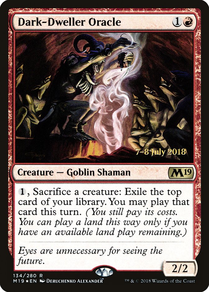 Dark-Dweller Oracle [Core Set 2019 Prerelease Promos] 