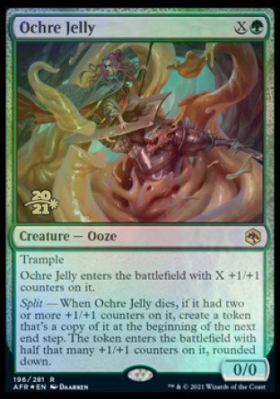 Ocher Jelly [Dungeons &amp; Dragons: Adventures in the Forgotten Realms Prerelease Promos] 