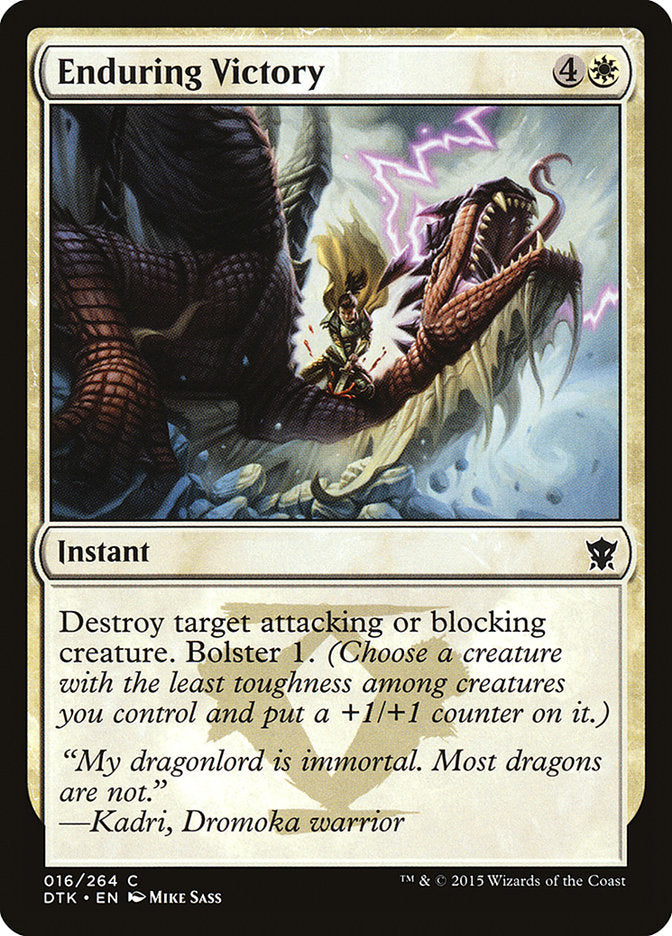 Enduring Victory [Dragons of Tarkir] 