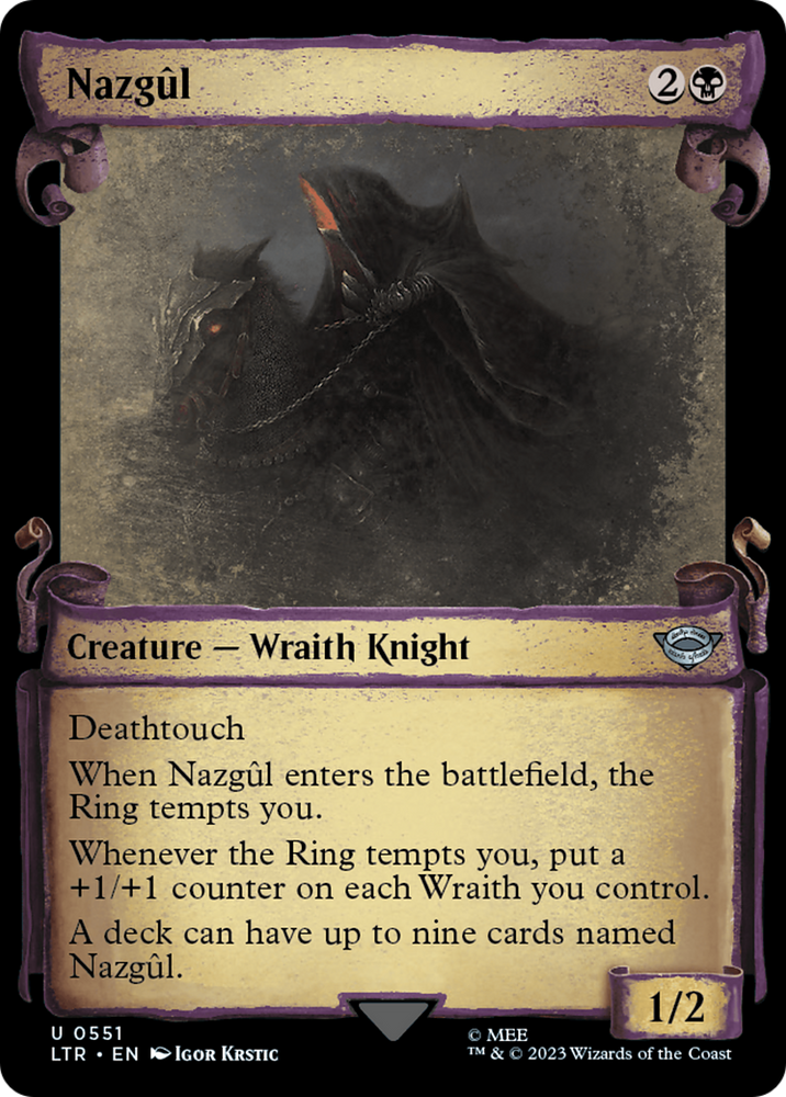 Nazgul (0551) [The Lord of the Rings: Tales of Middle-Earth Showcase Scrolls] 