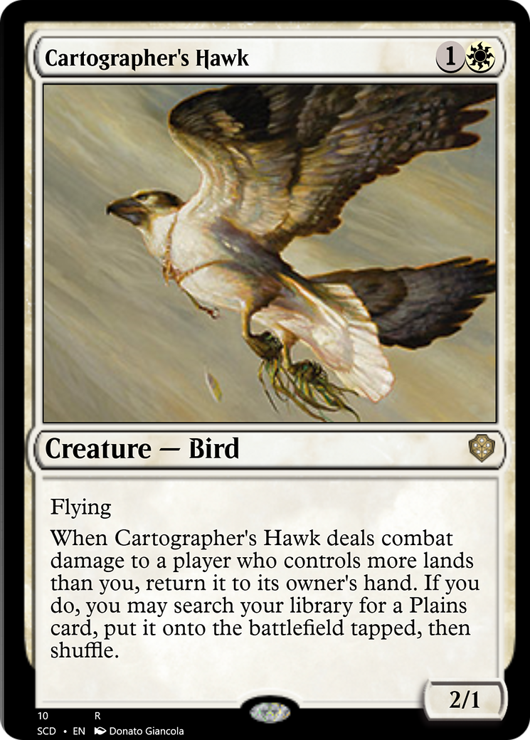 Cartographer's Hawk [Starter Commander Decks] 