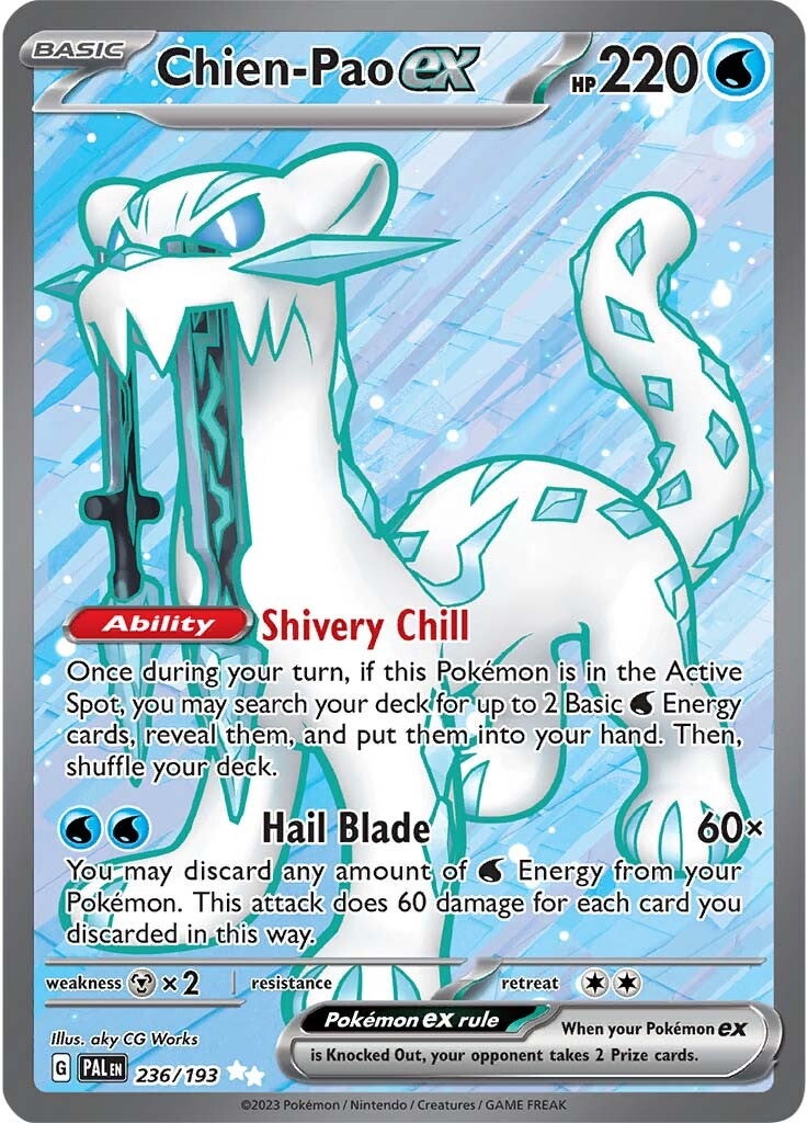 Chien-Pao ex (236/193) [Scarlet & Violet: Paldea Evolved] 