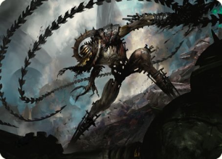 Razorlash Transmogrant Art Card [The Brothers' War Art Series] 