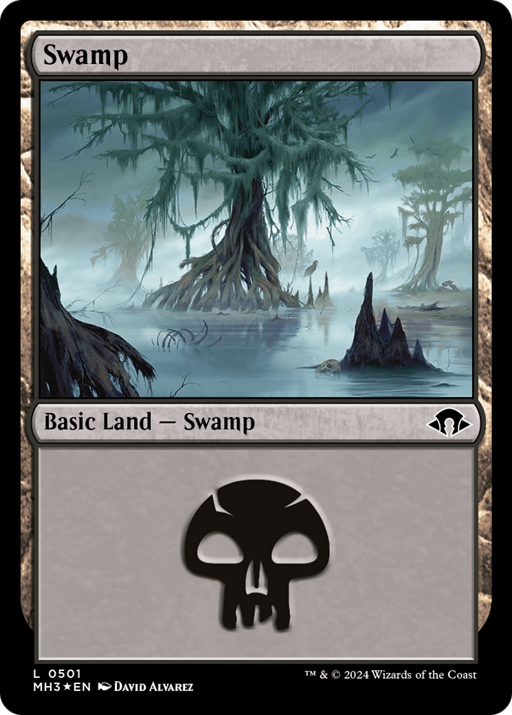 Swamp (0501) (Ripple Foil) [Modern Horizons 3] 