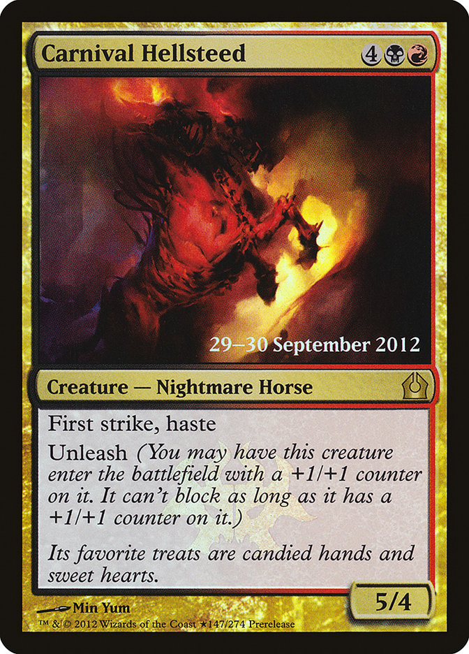 Carnival Hellsteed [Return to Ravnica Prerelease Promos] 