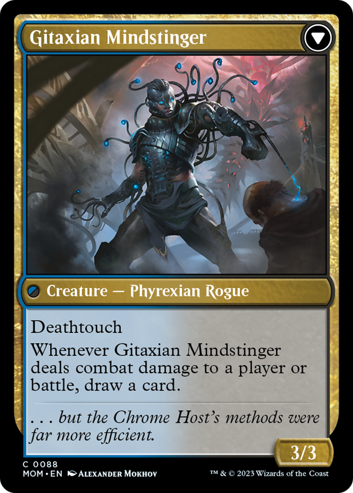 Aetherblade Agent // Gitaxian Mindstinger [March of the Machine] 