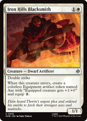 Iron Hills Blacksmith [The Hobbit]