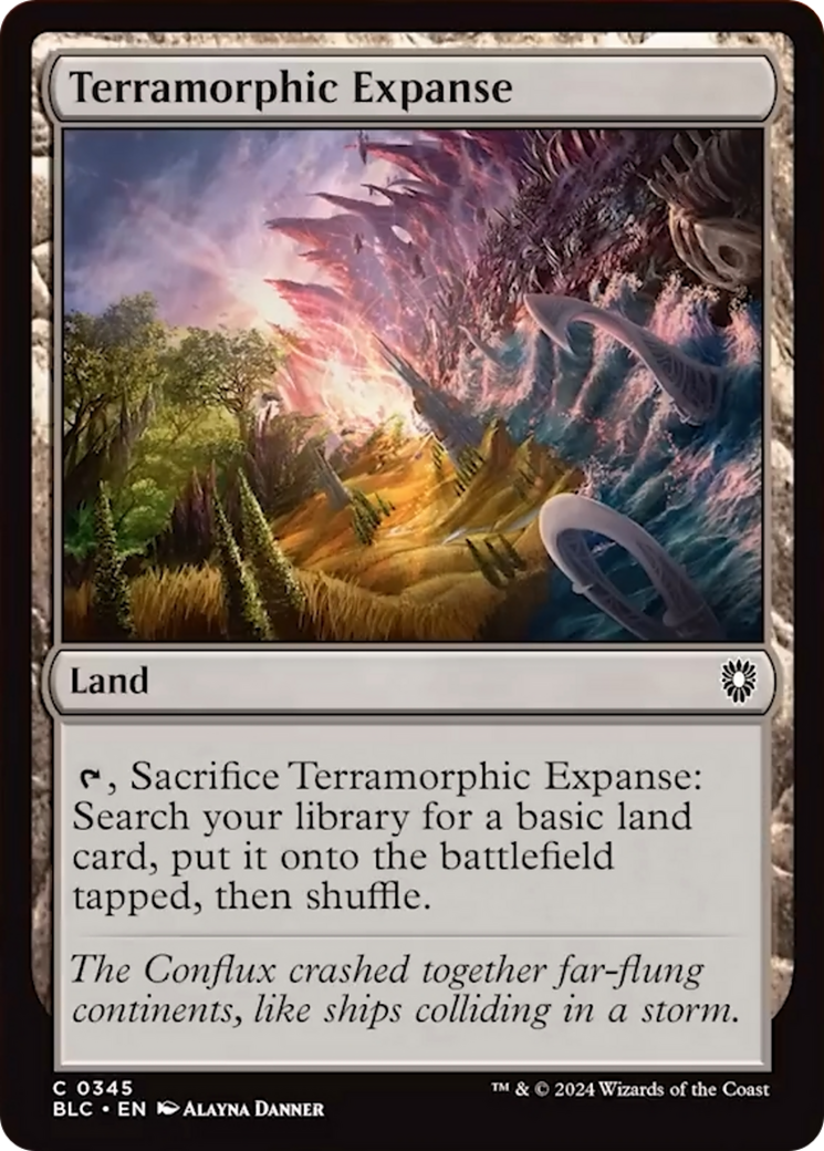 Terramorphic Expanse [Bloomburrow Commander] 